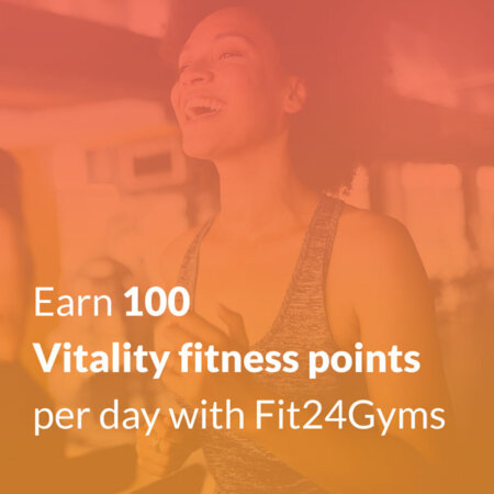 Vitality Fitness Points Gym Rewards